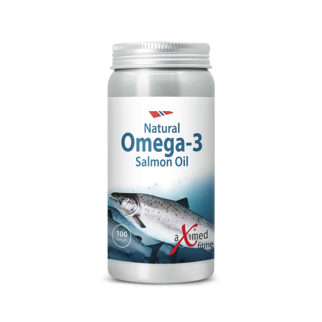 挪威阿斯麥 aXimed 天然奧米加-3三文魚油 (100粒)