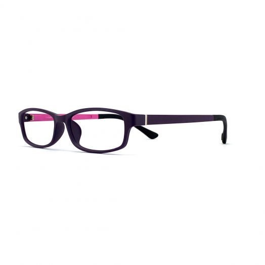 interlude Blue Block Glasses For Kids FIT-1640RP-Purple Frame With Purple/Pink Temples