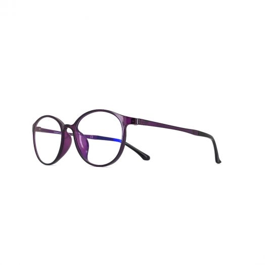 interlude Blue Block Glasses FIT-1947R-Purple