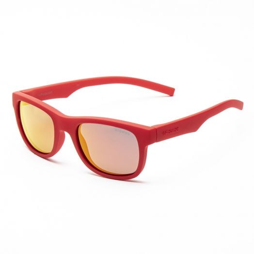 POLAROID SUNGLASSES - 8020SSM -Red Frame With Red Lens