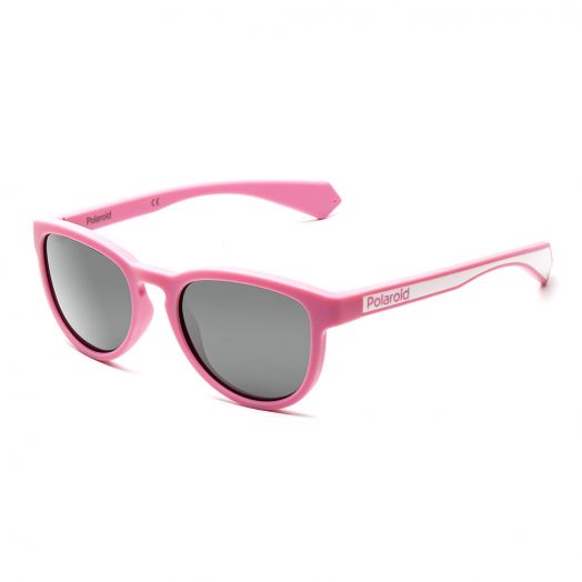 POLAROID SUNGLASSES - 8030S -Pink Frame With Gray Lens