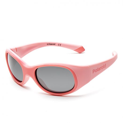 POLAROID SUNGLASSES - 8038S - Pink Frame With Gray Lens
