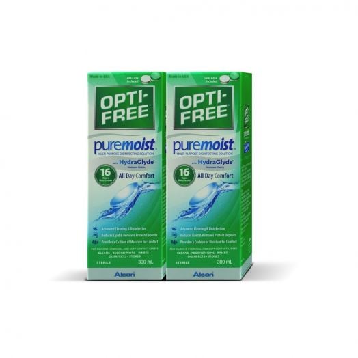 ALCON Opti-Free® PureMoist® Multi-Purpose Disinfecting Solution (300mL X 2)   [Nearest Expiry Date 2023/04/01]