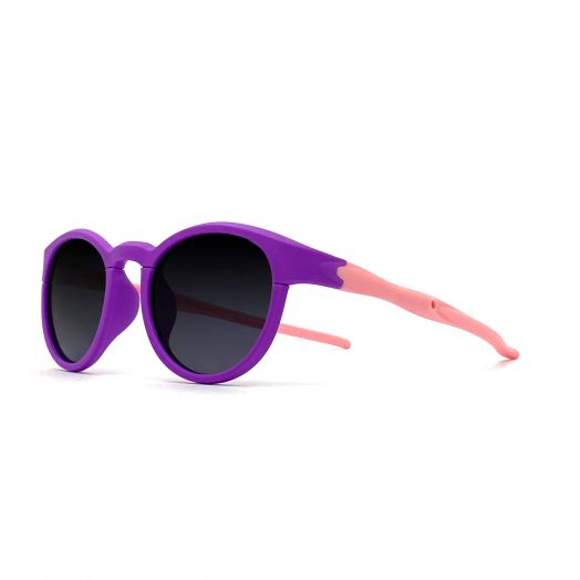 88 KIDS Polarized UV Protection Round Sunglasses SKS-1902-Purple