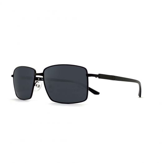 MyOB Mens Classic Stylish Sunglasses SMYB-1902A-Black Frame With Gray Lens