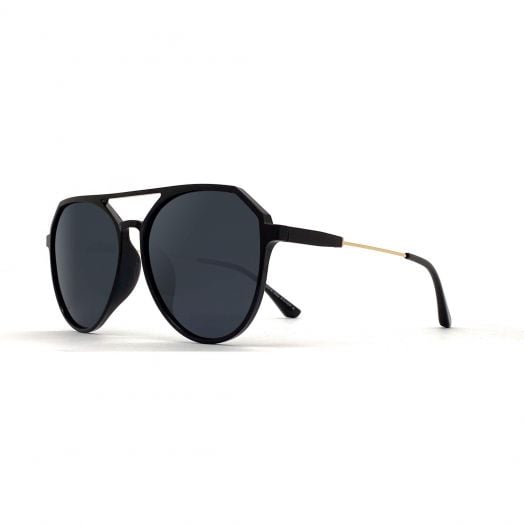 MyOB Stylish Sunglasses SMYB-1905A-Black Frame With Gray Lens