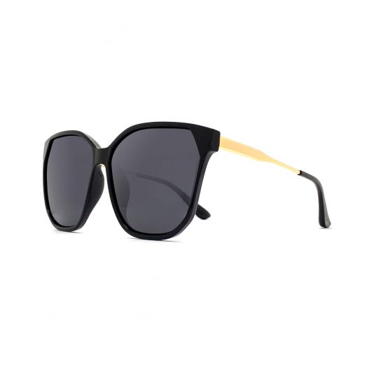 MyOB Stylish Sunglasses SMYB-1907A-Black Frame With Gray Lens