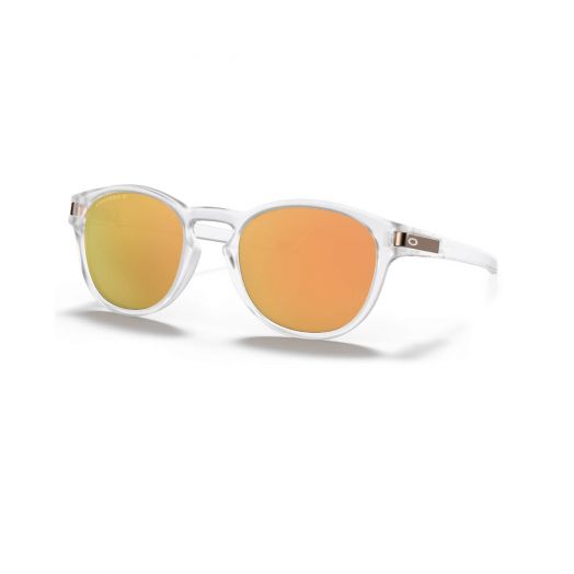 Oakley SUNGLASSES - LATCH (A) - 9349 - 53-Clear Frame With Golden Lens
