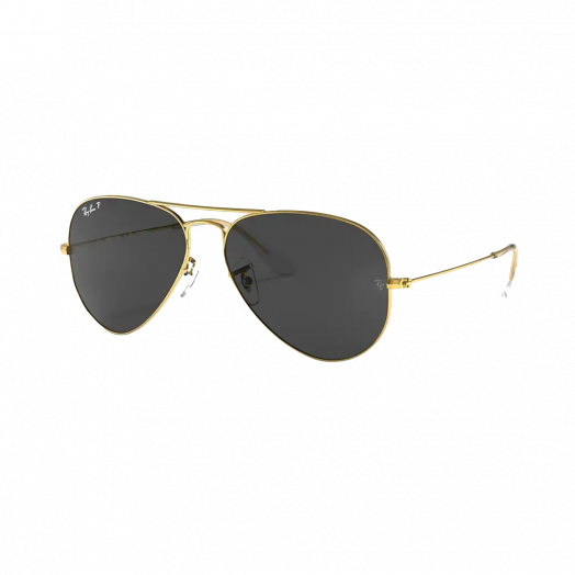 Ray-Ban  AVIATOR Polarized Sunglasses SRA1-3025 Golden Frame With Gray Lens RB3025 919648 58-28