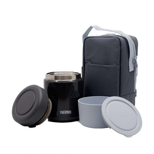 Thermos 550ml Vacuum Insulated Lunch Kit-Black