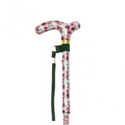 AIDAPT Mini Folding Walking Stick (Rose) (MSVP2037)