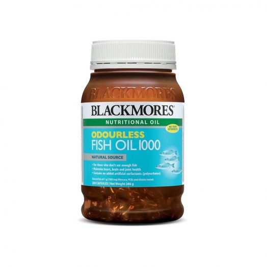 Blackmores Odorless Fish Oil 1000 (200s) [Nearest Expiry Date 2022/11/24]