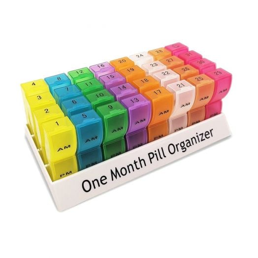 AIDAPT Colourful One Month Pill Organiser